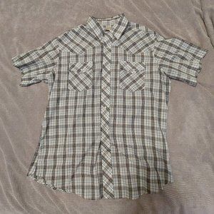 3/$15 Men's Wrangler Short Sleeve Pearl Snap Shirt